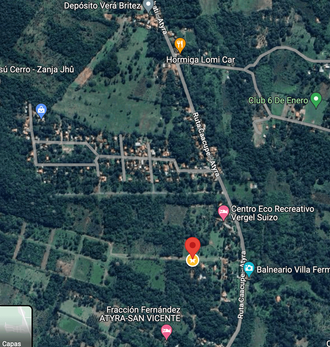 Vendo 1 Hectarea En Atyra A 6,5 Km Del Centro, 300 Mt De La Ruta Caacupe_atyra