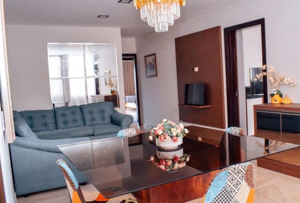 departamento amoblado de 3 habitaciones en el Paraná country club — foto principal