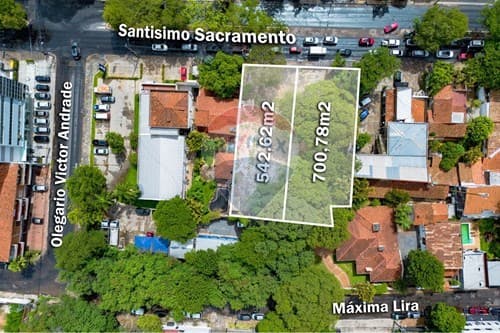 Excelente terreno en venta sobre avenida santisimo sacramento