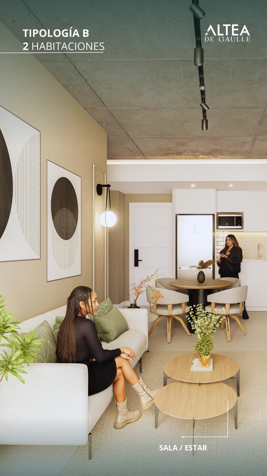 Departamentos de 2 dormitorios - Edificio Altea de Gaulle, foto 2