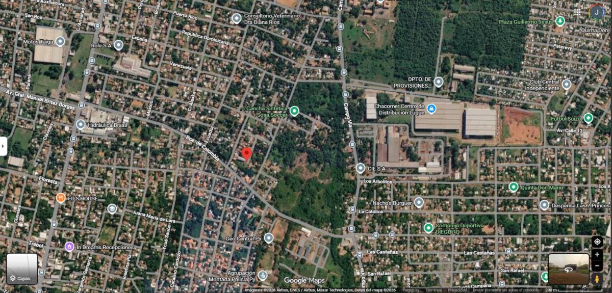 Terreno en venta isla bogado Luque