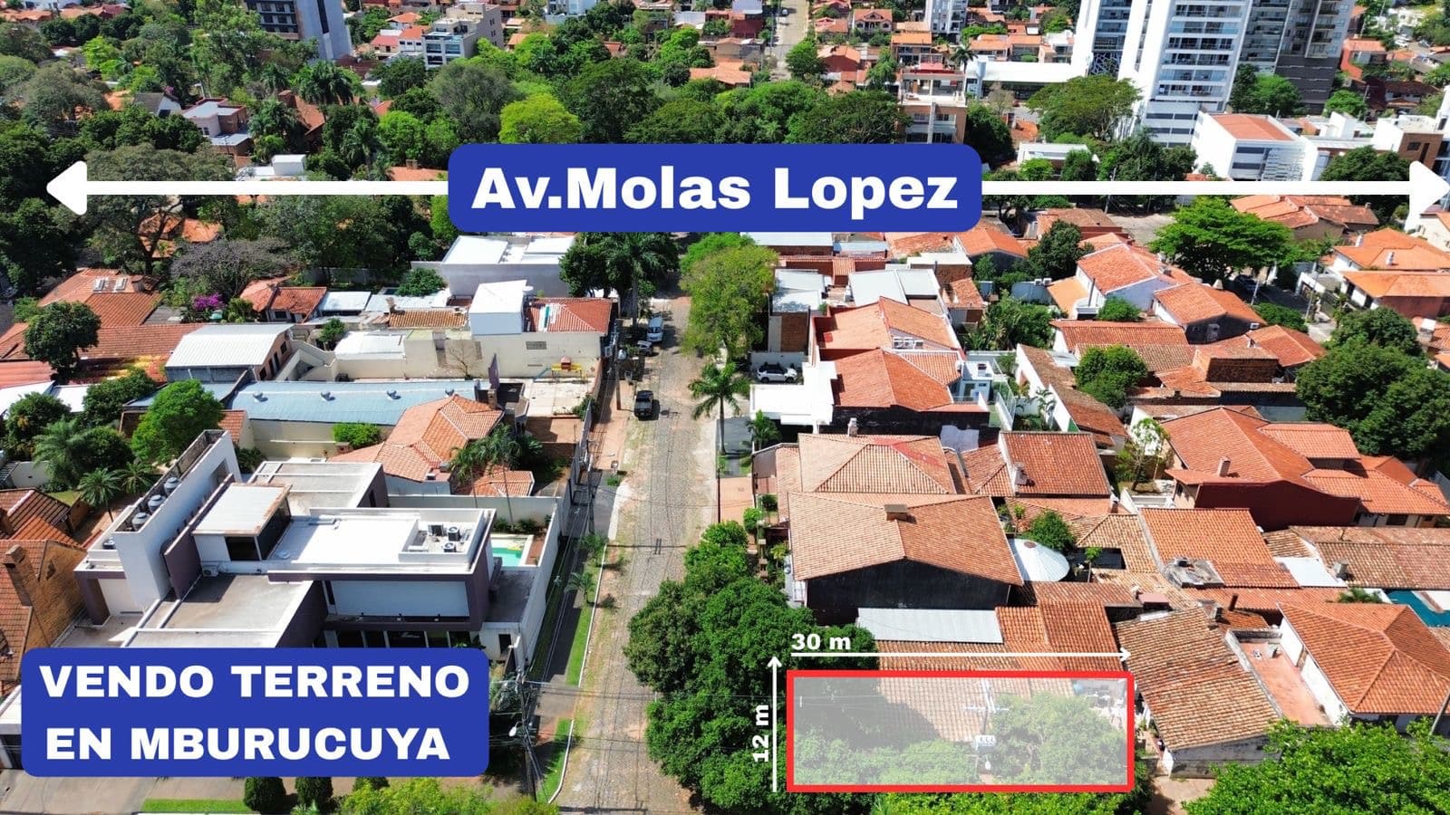 Vendo terreno en esquina barrio mburukuja