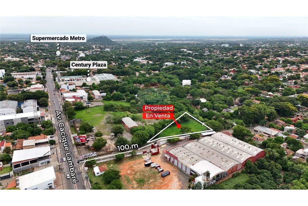 Terreno de 1,790 M2 a una cuadra de cacique Lambaré — foto 2
