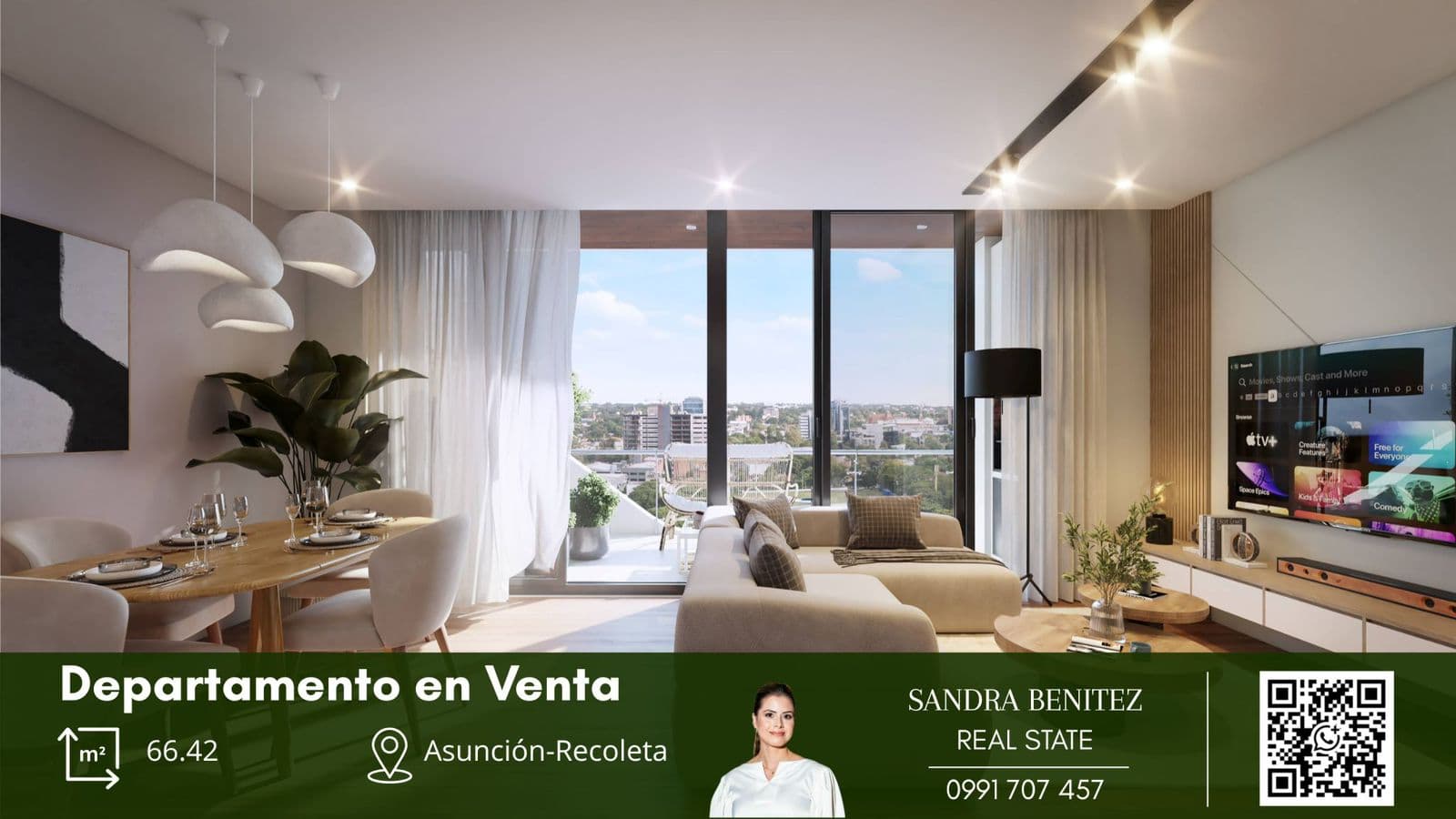 Departamento con 2 habitaciones y cochera en Barrio Mariscal/Recoleta — foto 3