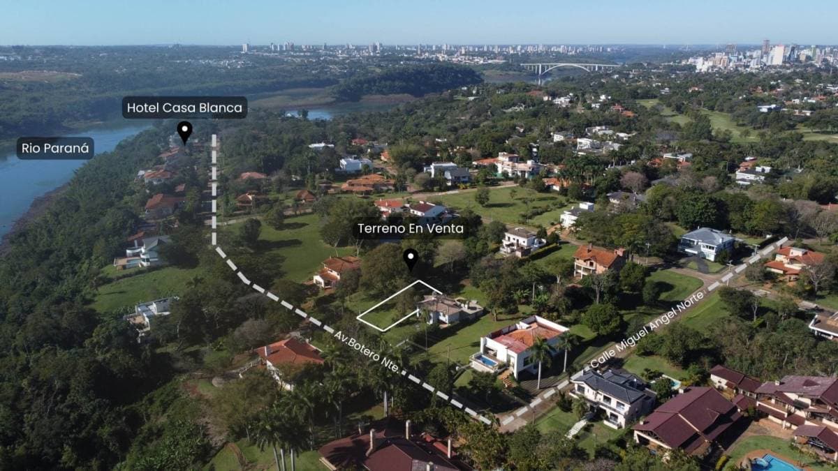 Vendo terreno en paraná country club