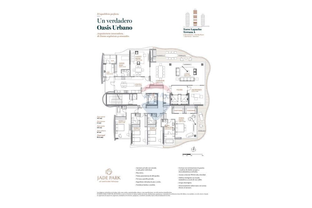 En venta departamento de 4 suites - jade park, foto 1