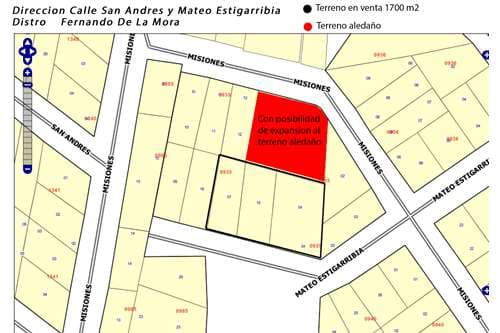 terreno en venta en villa ofelia Fernando de la Mora