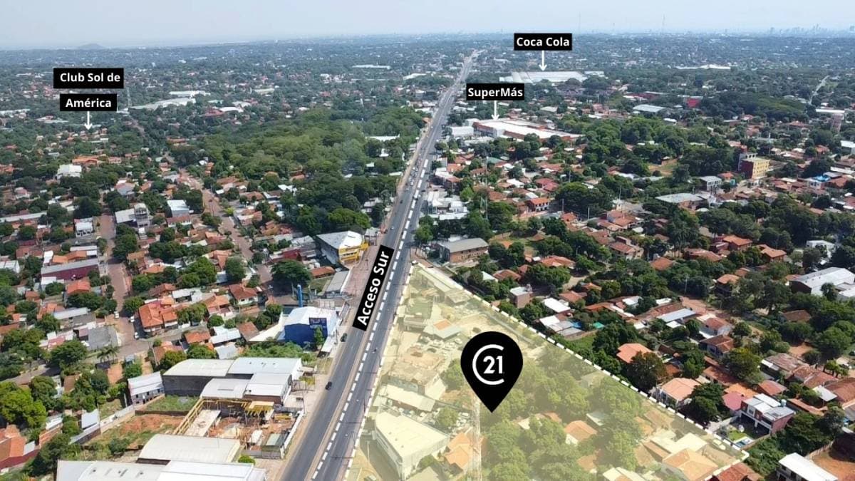 Terreno de calle a calle 5.500 m2 sobre acceso sur en esquina Ñemby pai ñu, foto 1