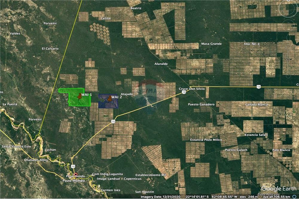 Vendo Terreno de 7.425 Hectáreas en Pozo Hondo, Boquerón