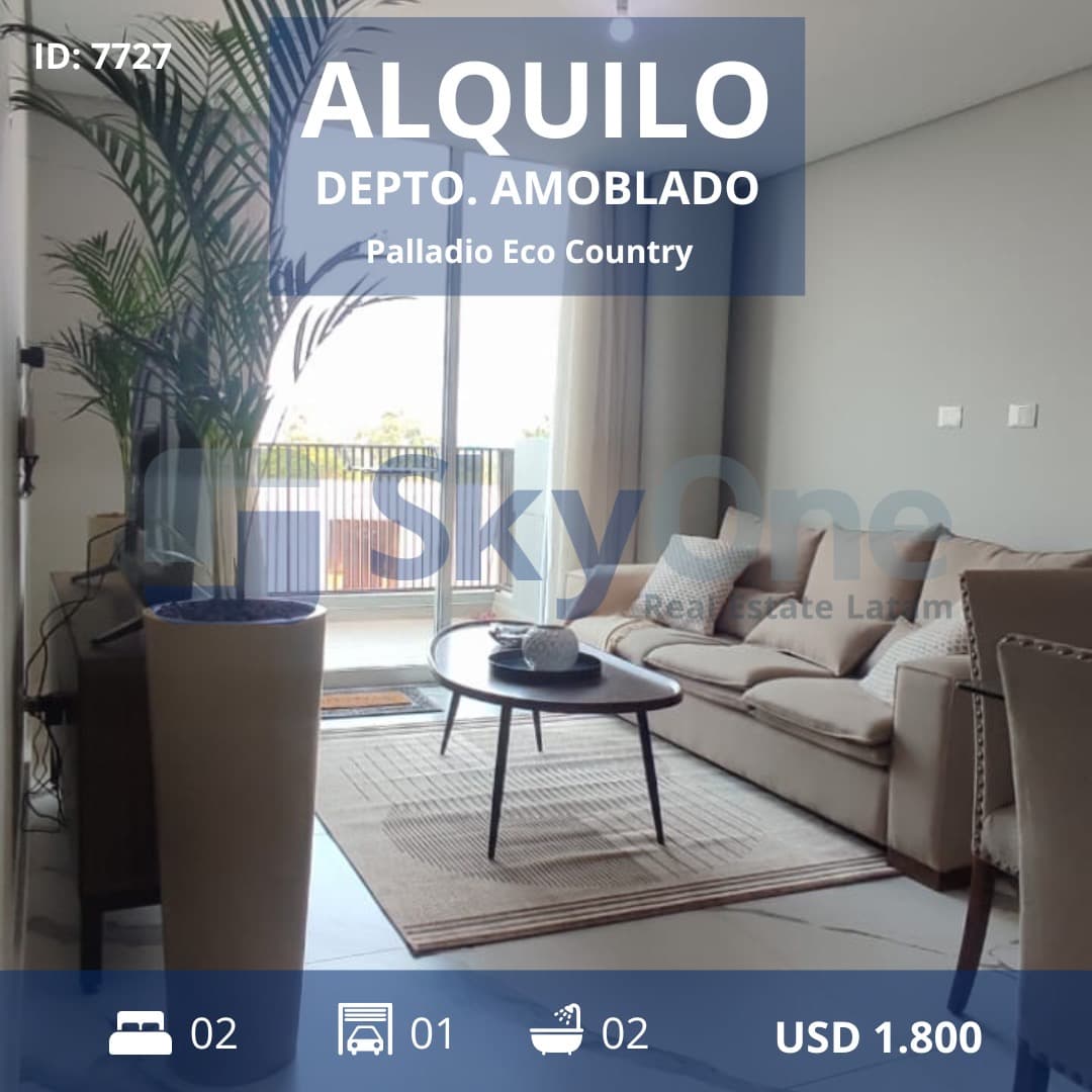 Departamento amoblado en el parana country club — foto 1