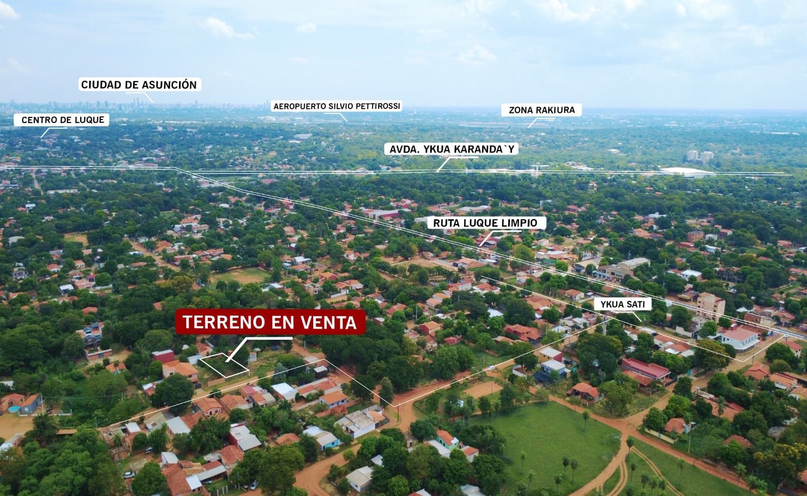 Vendo Terreno En Luque A Pocos Minutos Del Centro