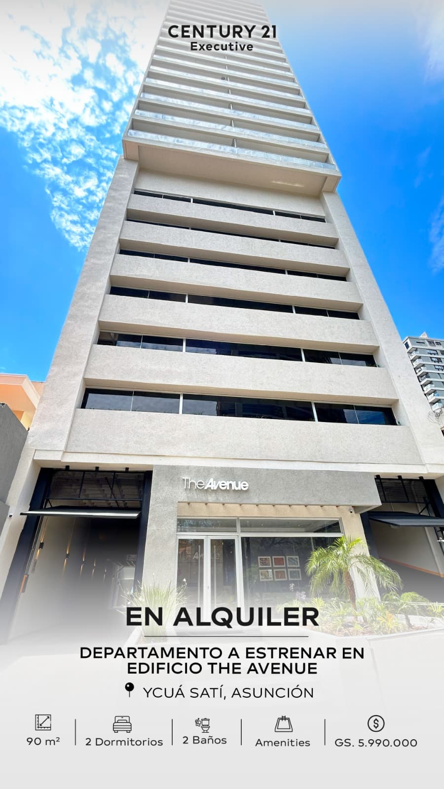 Alquilo departamento a estrenar de 2 dormitorios - santa teresa