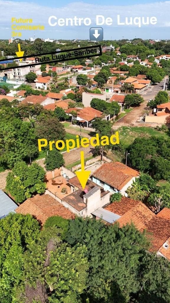 Terreno con Construcciones en esquina en el Barrio Yka’a- Luque, foto 3