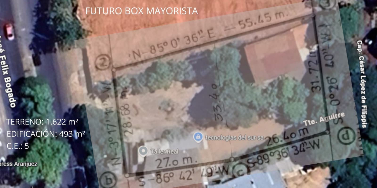 En venta, residencia en amplio terreno sobre la av. José félix bogado