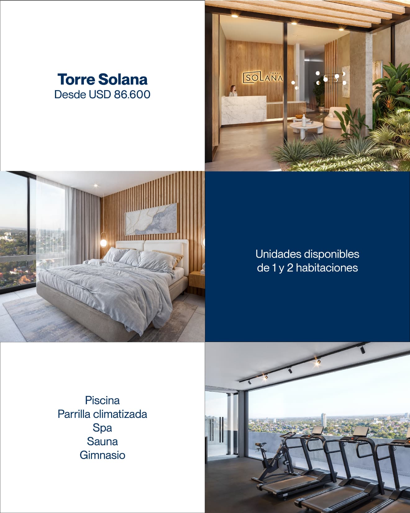 Departamento De Dos Habitaciones En Venta – Torre Solana – Zona Shopping Del Sol, foto 2