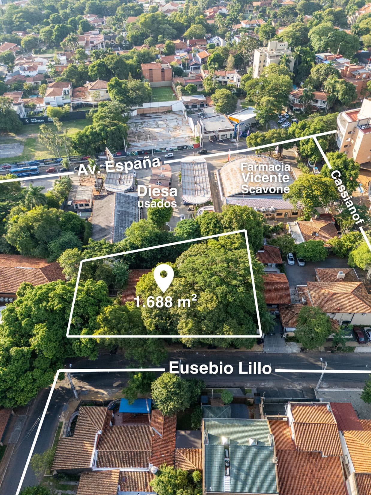Terreno 1600 m2 para desarrolladores