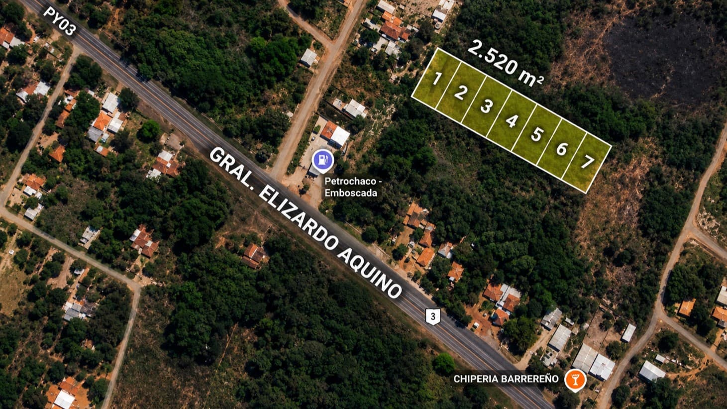 Precio Especial por los 7 Terrenos en Emboscada, foto 2