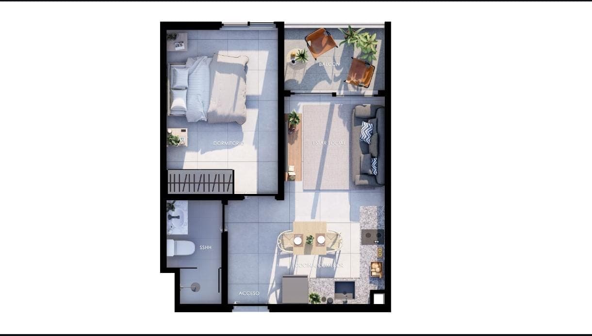 Dpto 1 dormitorio en Villa Morra, foto 2