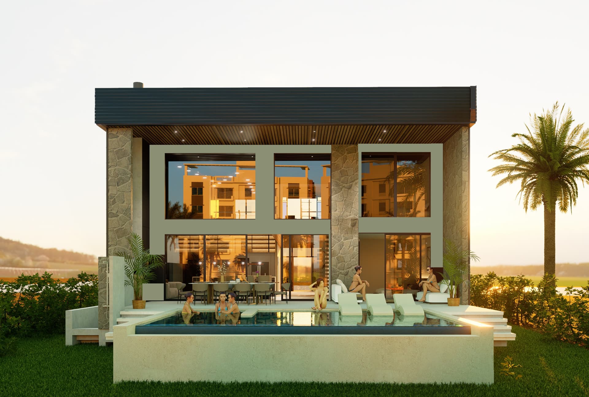 Bondi Haven Villa de Lujo, primera linea de laguna en Highlands, San Bernardino, foto 4