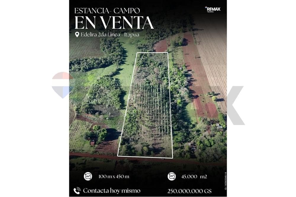 Estancia/Campo - Venta - Edelira, Itapúa, Paraguay, foto 1