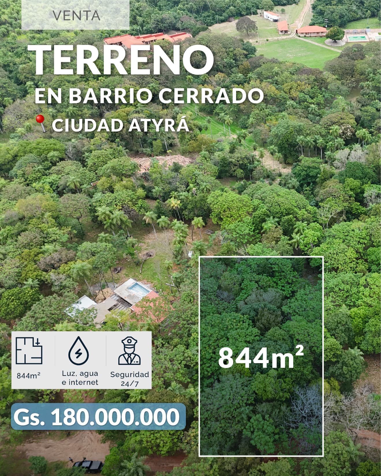 Terreno en Barrio Cerrado en Atyra, foto 1