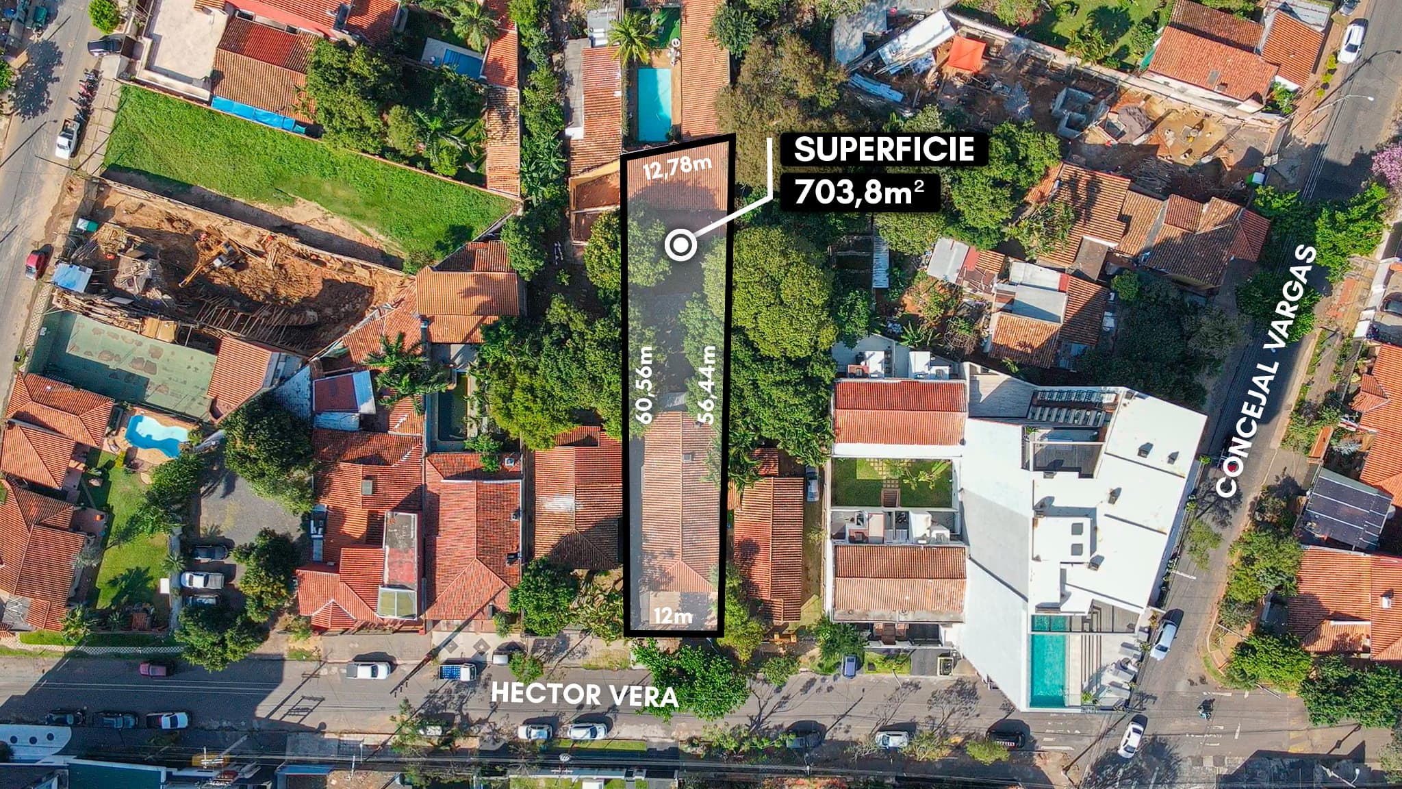 Vendo terreno en barrio ycua sati