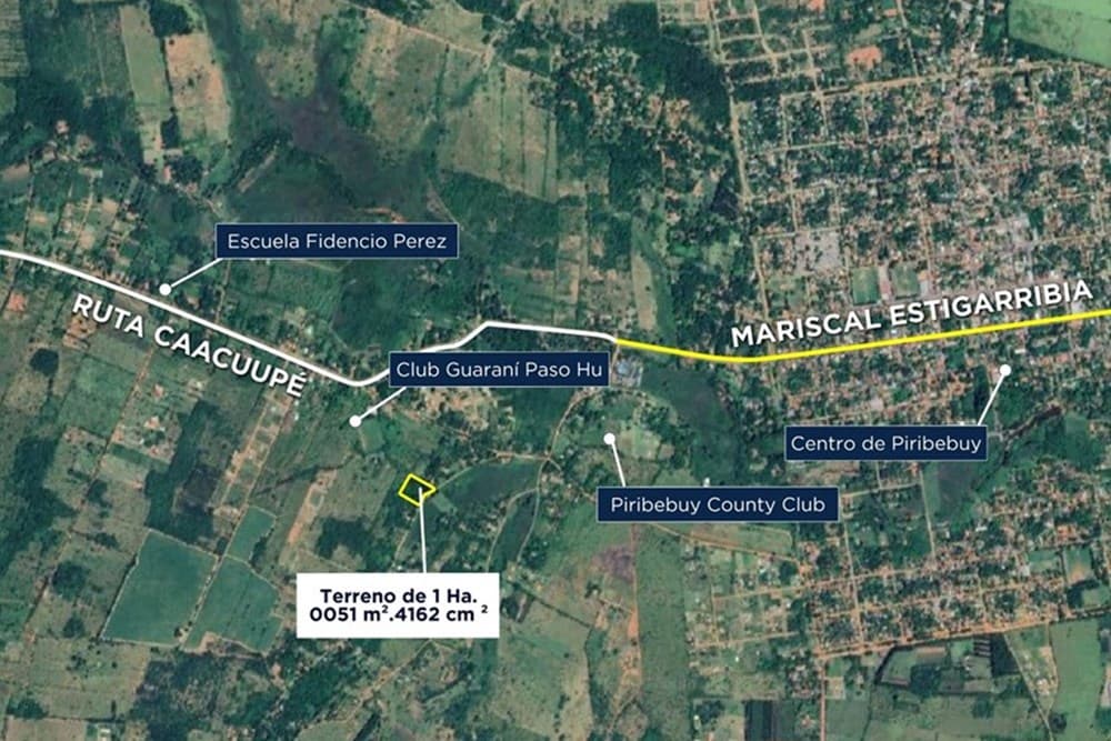 Terreno-Venta-Club Guaraní, Caacupé, Cordillera, foto 3
