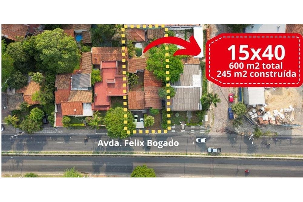 Casa de 6 Dorm. y Piscina sobre Av. Félix Bogado - Terreno de 600 m2, foto 2