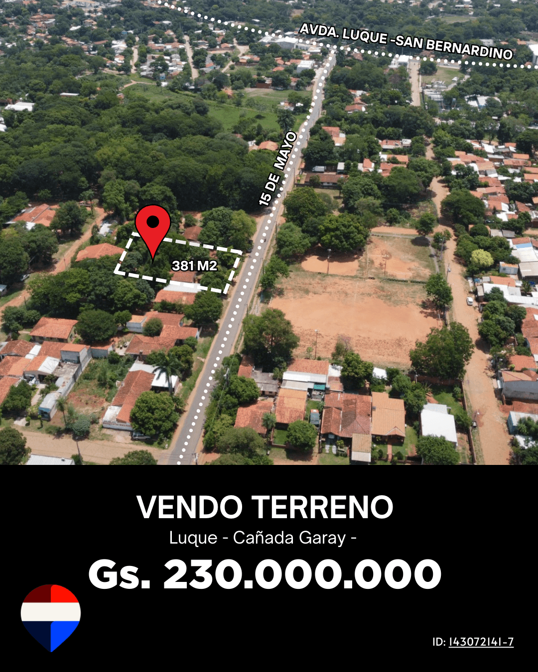 Terreno en Luque – barrio Cañada Garay, foto 4
