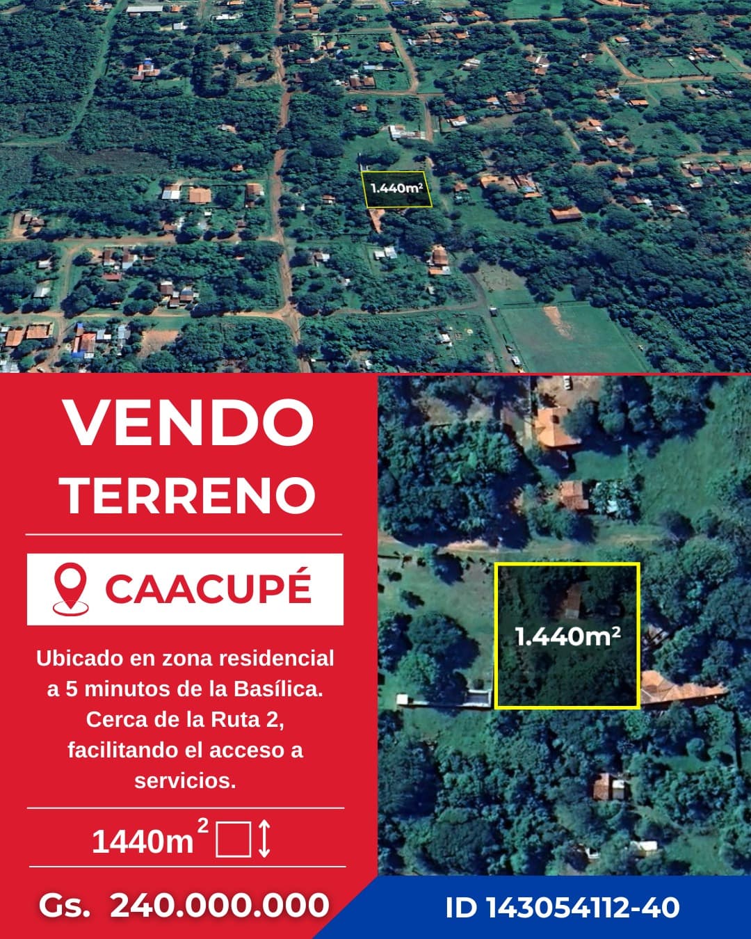 terreno en Caacupe a 5 minutos de la basilica, foto 1