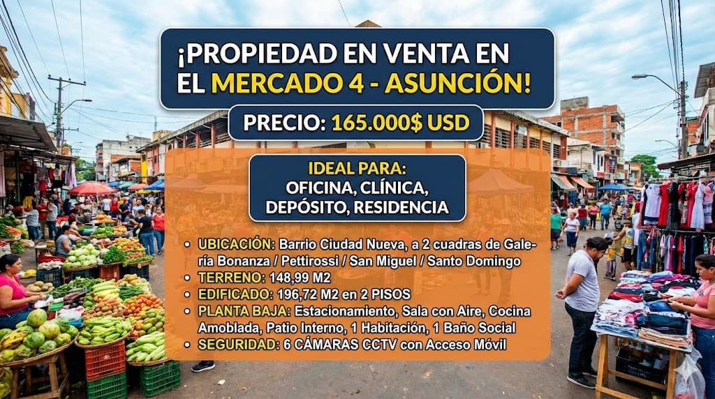 Propiedad Comercial / Residencial En El Corazón Del Mercado 4 - Asunción — foto 2