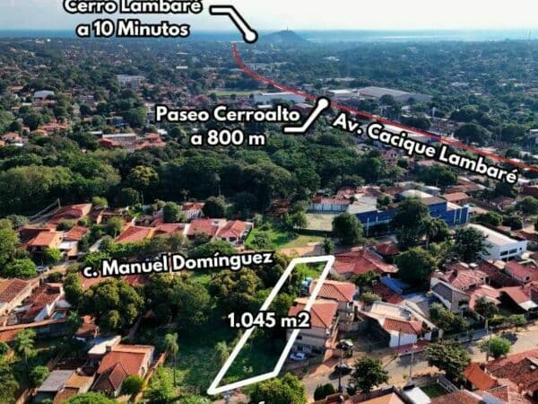 Terreno de 1045 m2 en lambare, foto 5