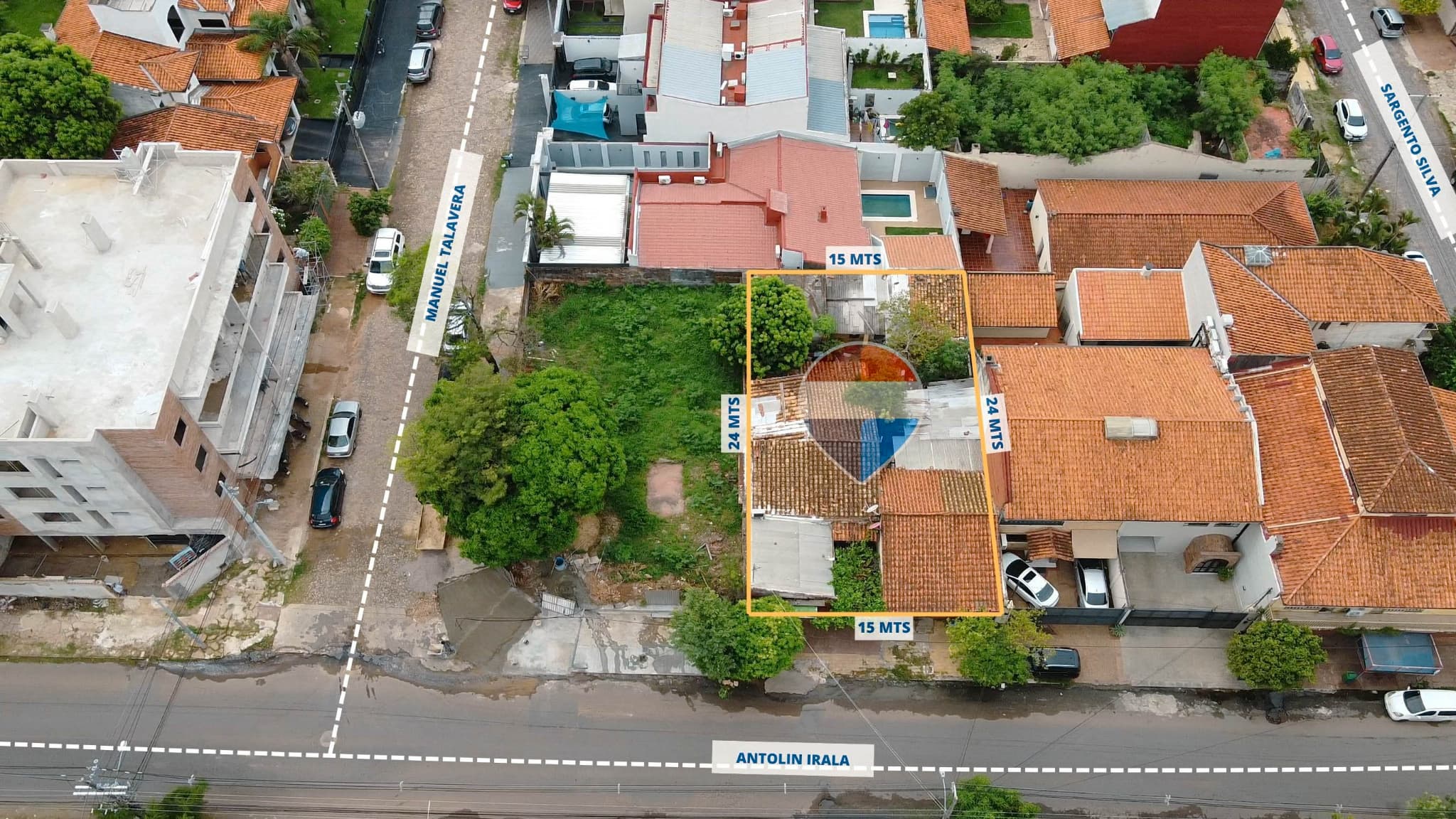 Terreno 360 M2 - Barrio Herrera, Asunción — foto 2