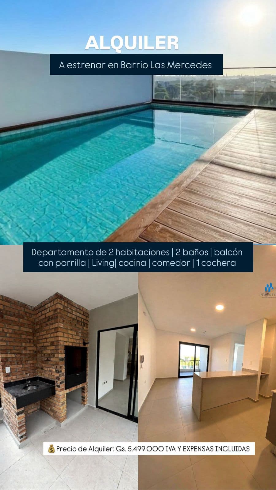 EN ALQUILER | Departamento 2 dormitorios | Las Mercedes | Avda. Gral. Santos, foto 4
