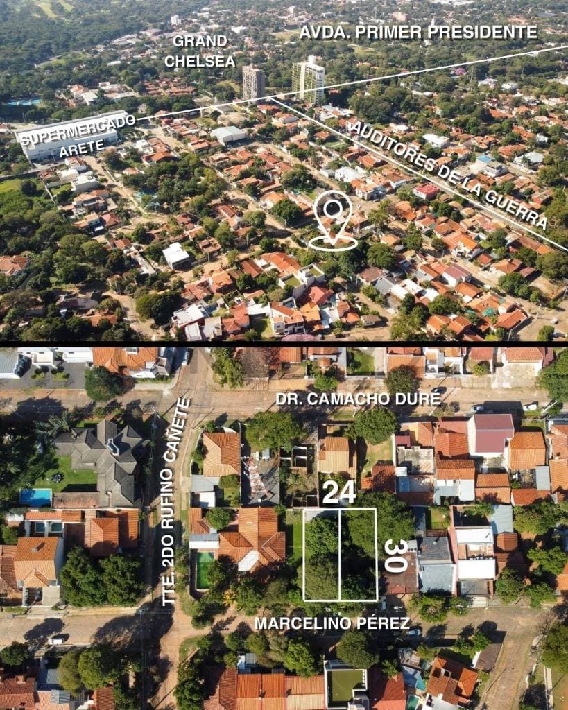 Vendo 2 terrenos en el barrio mburucuya