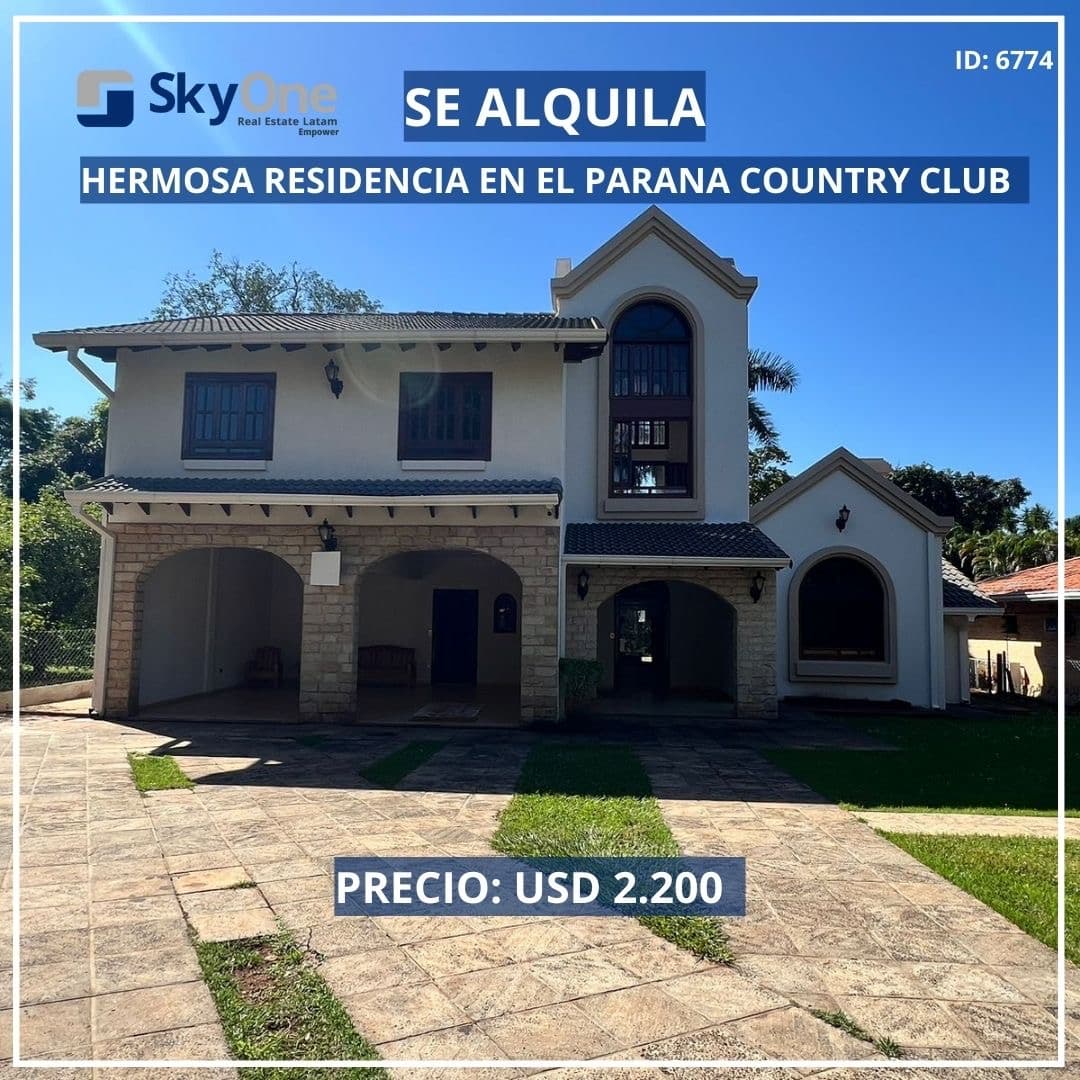 Se alquila casa en el Parana Country Club, foto 1