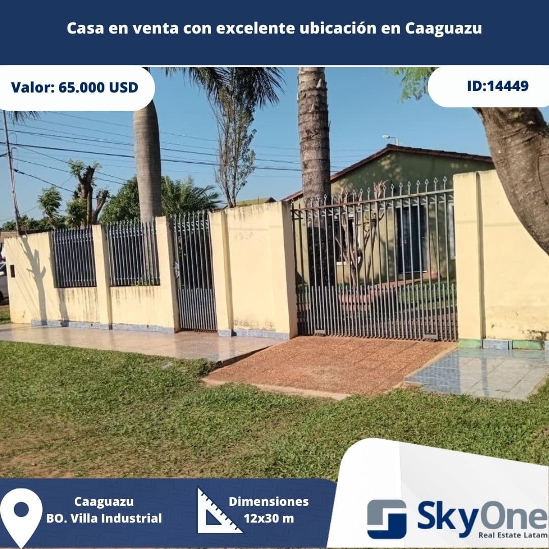En venta casa de 5 habitaciones con excelente ubicación en caaguazu, foto 1