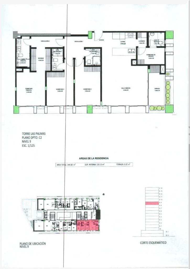 N venta exclusivo dpto de 3 dorm en distrito perseverancia — foto 2