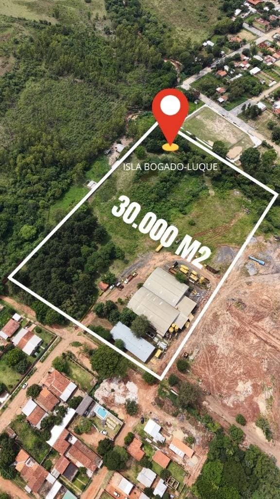 En venta galpon y hectareas en Luque isla bogado
