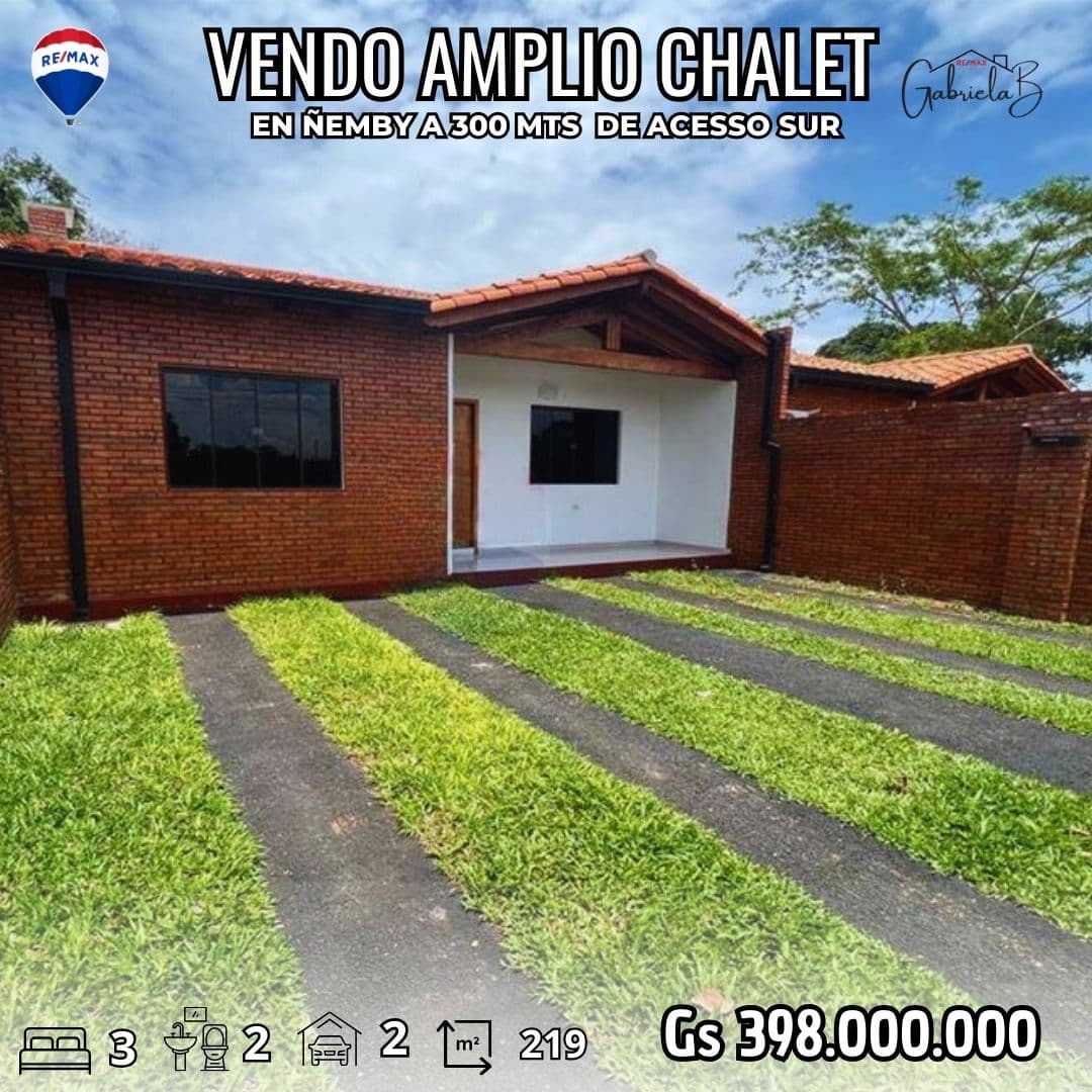 Amplio chalet en Ñemby