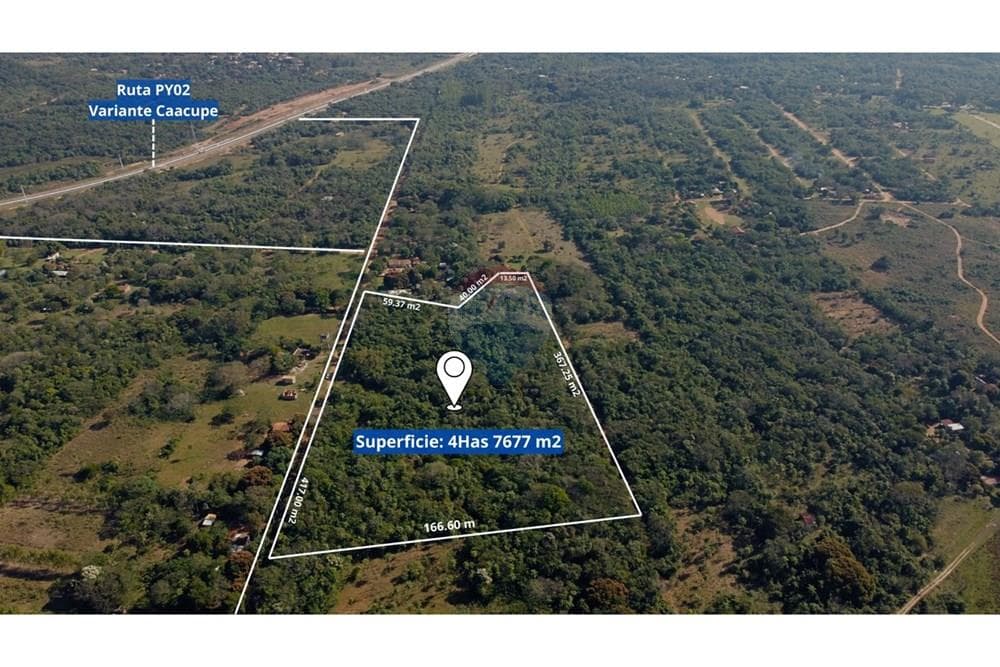 Terreno en caacupe costa pucu 4.7 hectareas, foto 1