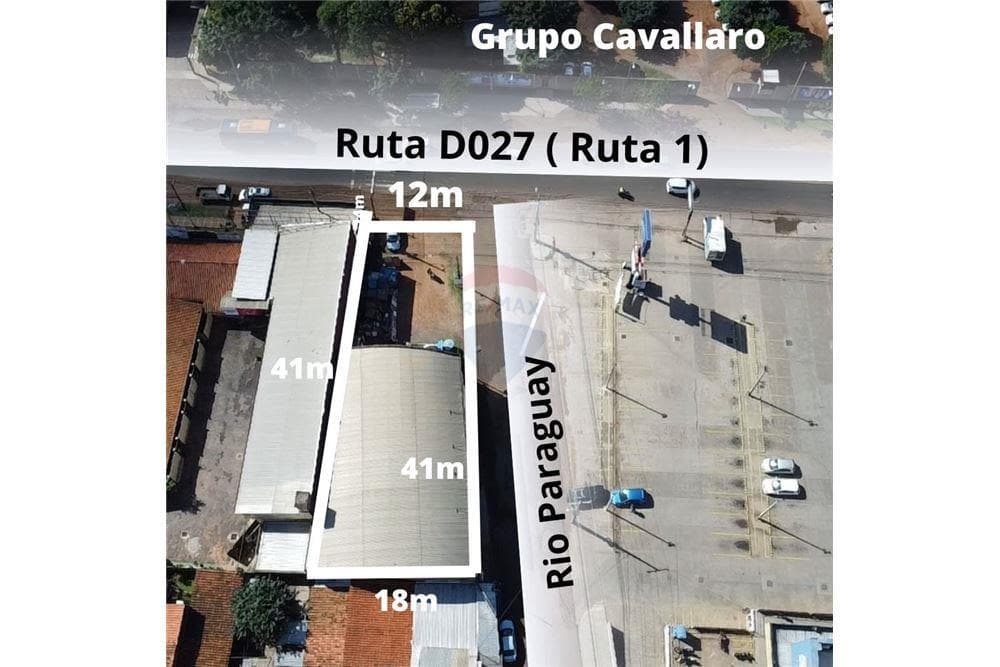 Deposito en capiata sobre ruta 1 en esquina, foto 1