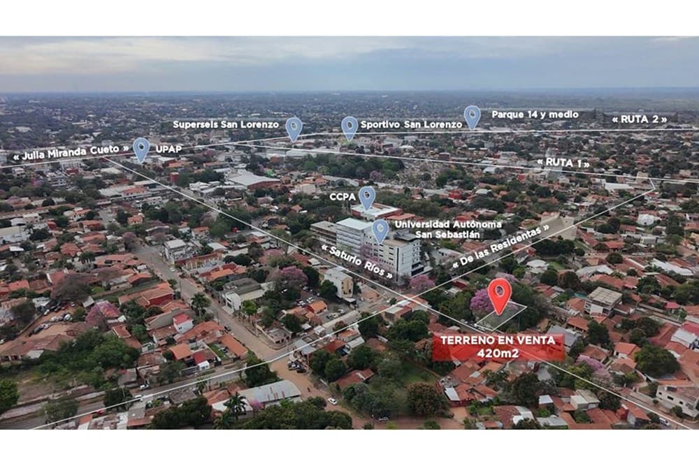 Terreno - Venta - San Lorenzo, Paraguay - 420 m2, foto 2