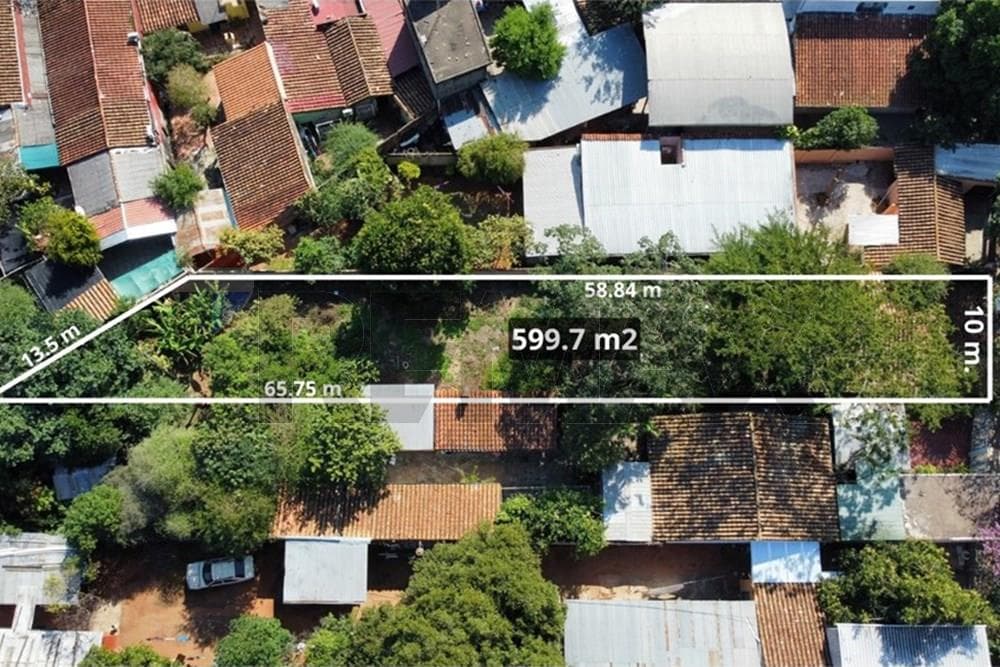 Vendo terreno en vista alegre 599 m2