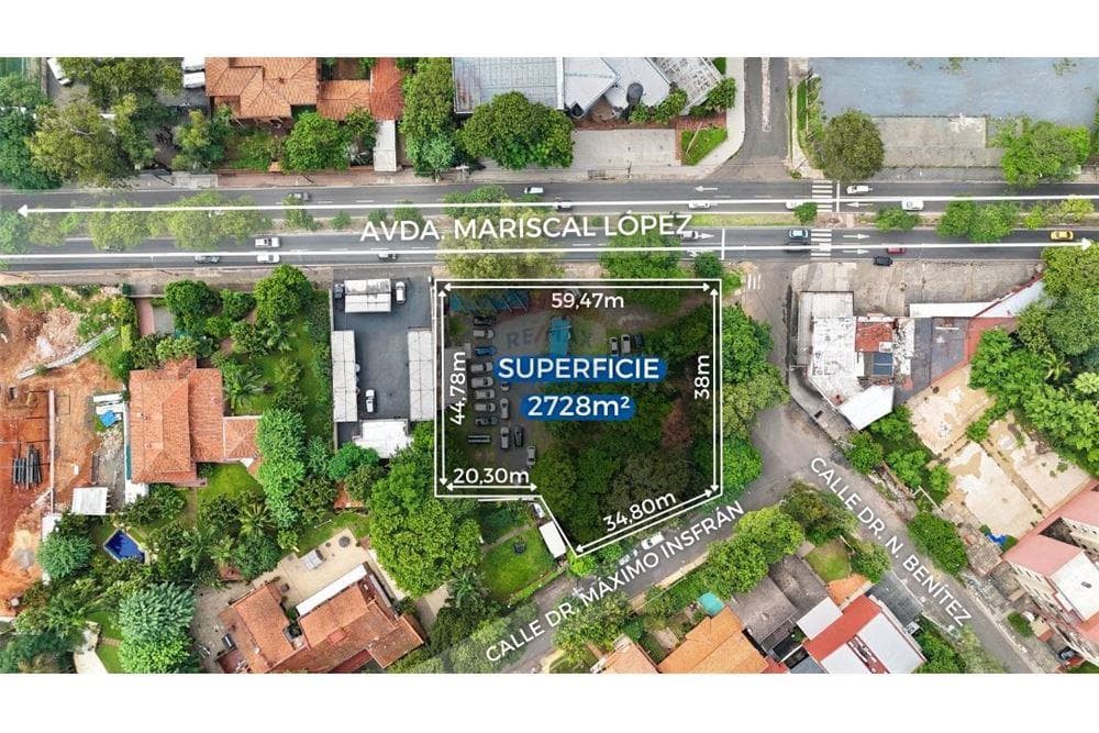 Amplio terreno de 2728 m2 sobre mariscal lopez, Asunción, foto 2