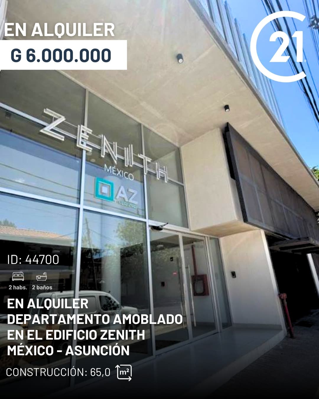 | Departamento Amoblado – Edificio Zenith México — foto 1