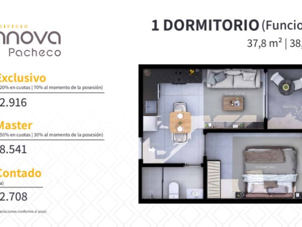 Departamento en pozi en innova pacheco, foto 5