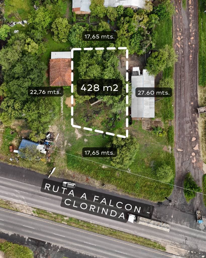 Terreno sobre ruta flacon clorinda