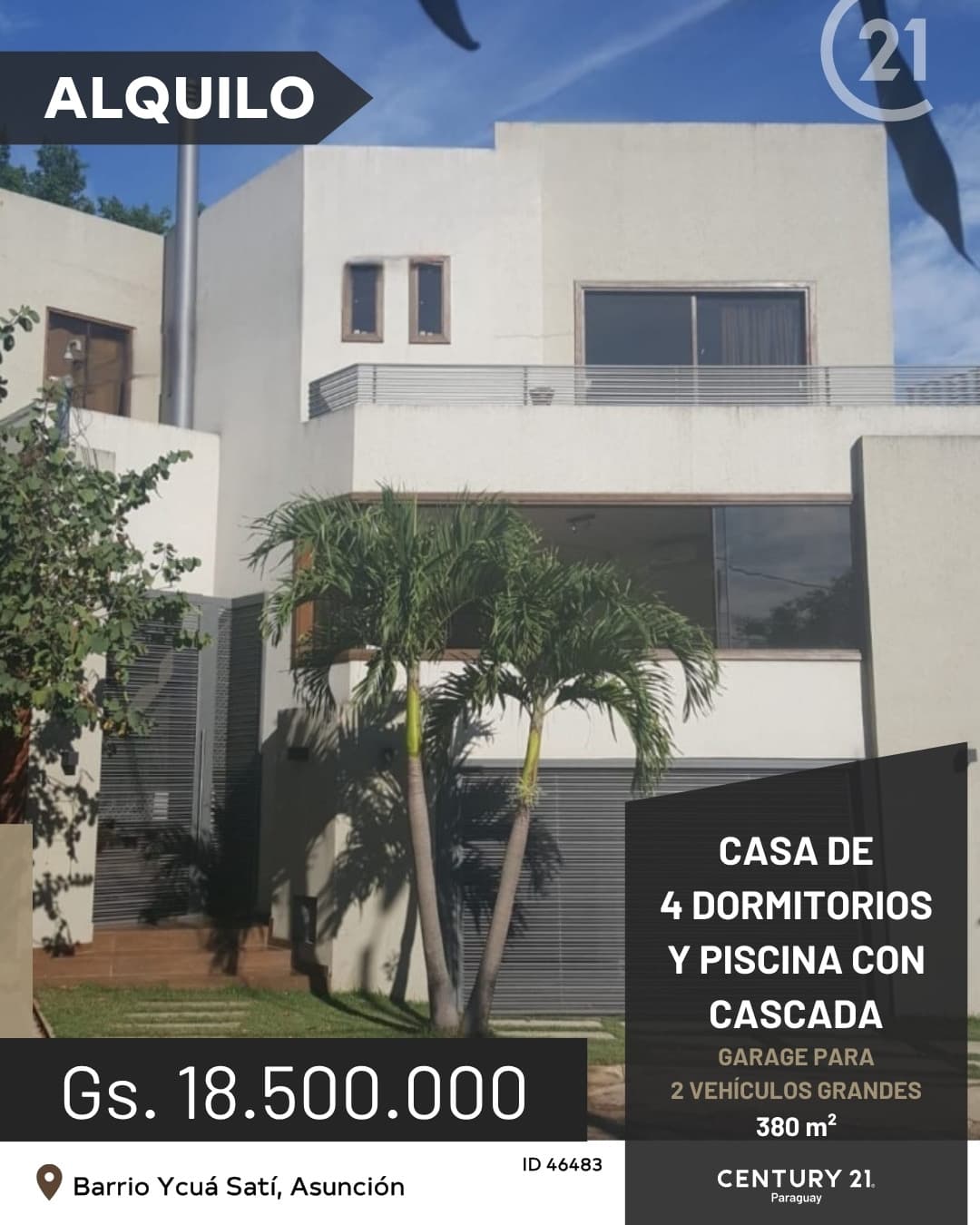 *A???????????????????????? HERMOSA CASA EN TRES NIVELES ????Barrio Ycua Satî. Colegio Goethe