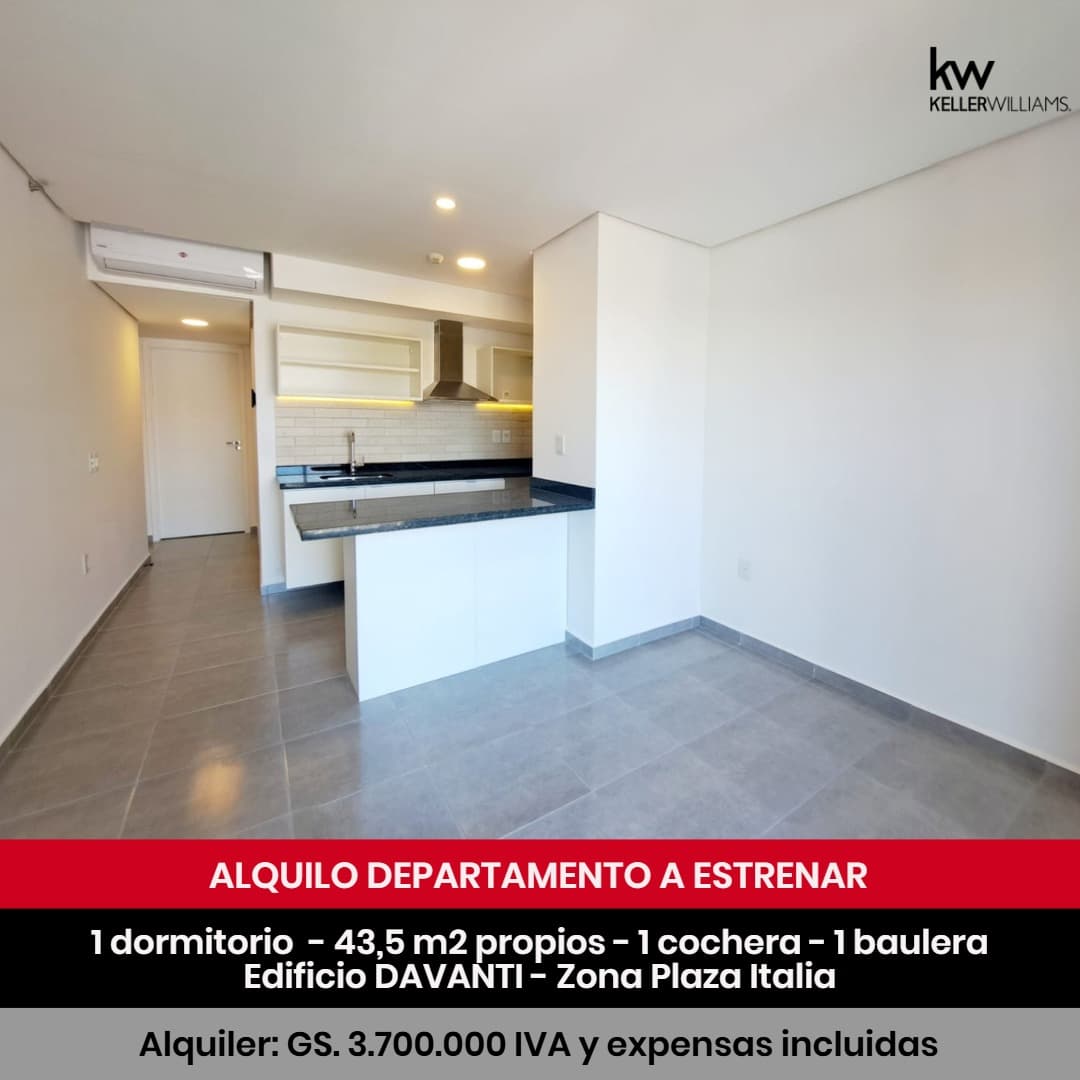 Alquilo departamento de una habitacion a estrenar